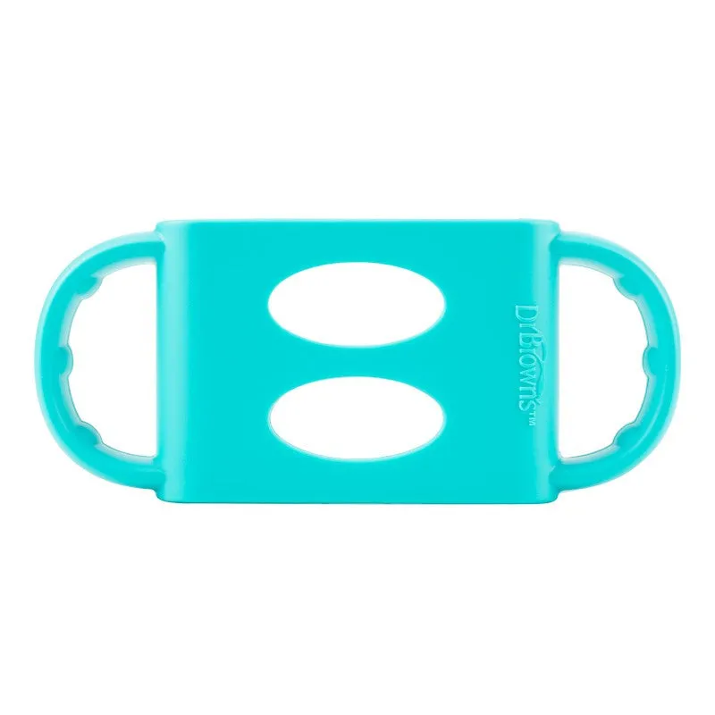 [Bundle of 2] Dr Brown's Wide-Neck Silicone Handles, Turquoise
