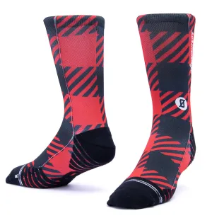 CALZE SCRIMMAGE CROSSFIT SOCKS PADLE BASKET RUNNING BUFFALO RED