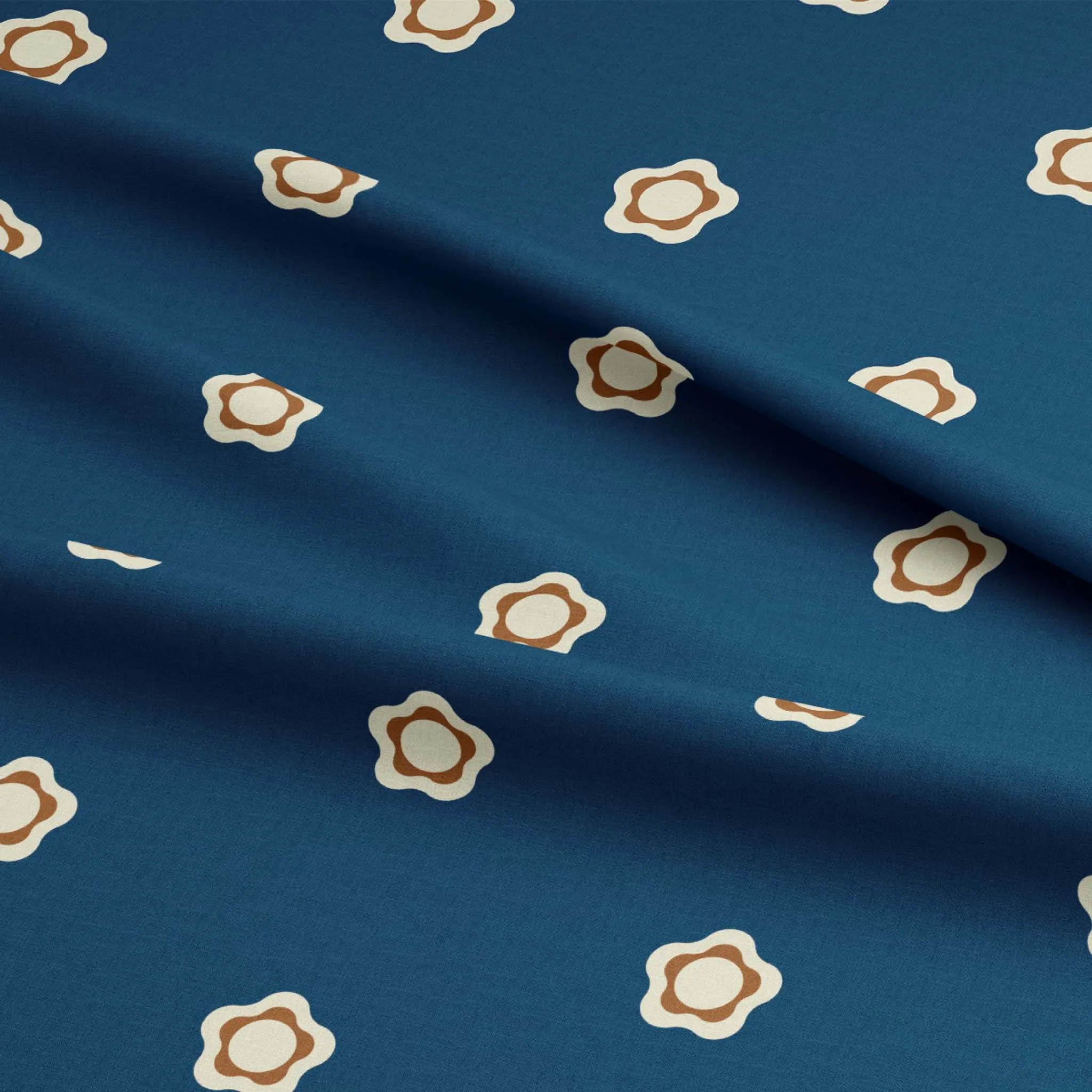 Camp Collar Shirt Kit - Bold Rosette Dark Blue