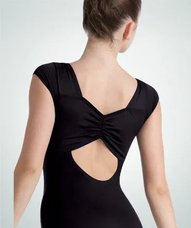 Cap Sleeve Leotard P450 - Light Forest Green