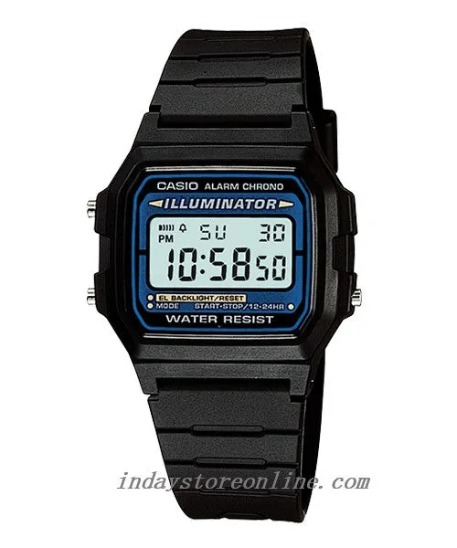 Casio Digital Women's Watch F-105W-1 Digital Resin Band Resin Glass Battery Life: 7 years