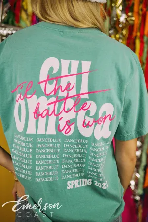 Chi Omega Philanthropy Dance Blue Tee