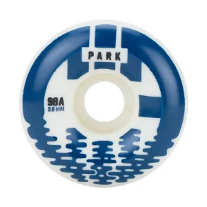 CIB Park Rollerskate Wheels Blue/White 58mm/98a