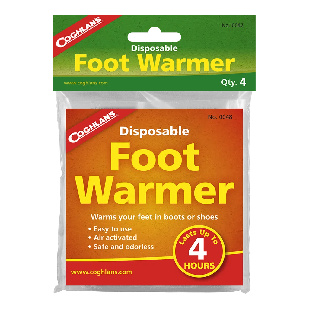COGHLANS FOOT WARMERS PACK OF 4