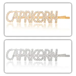 Combo Of 2 Capricorn Golden Silver Hairclip