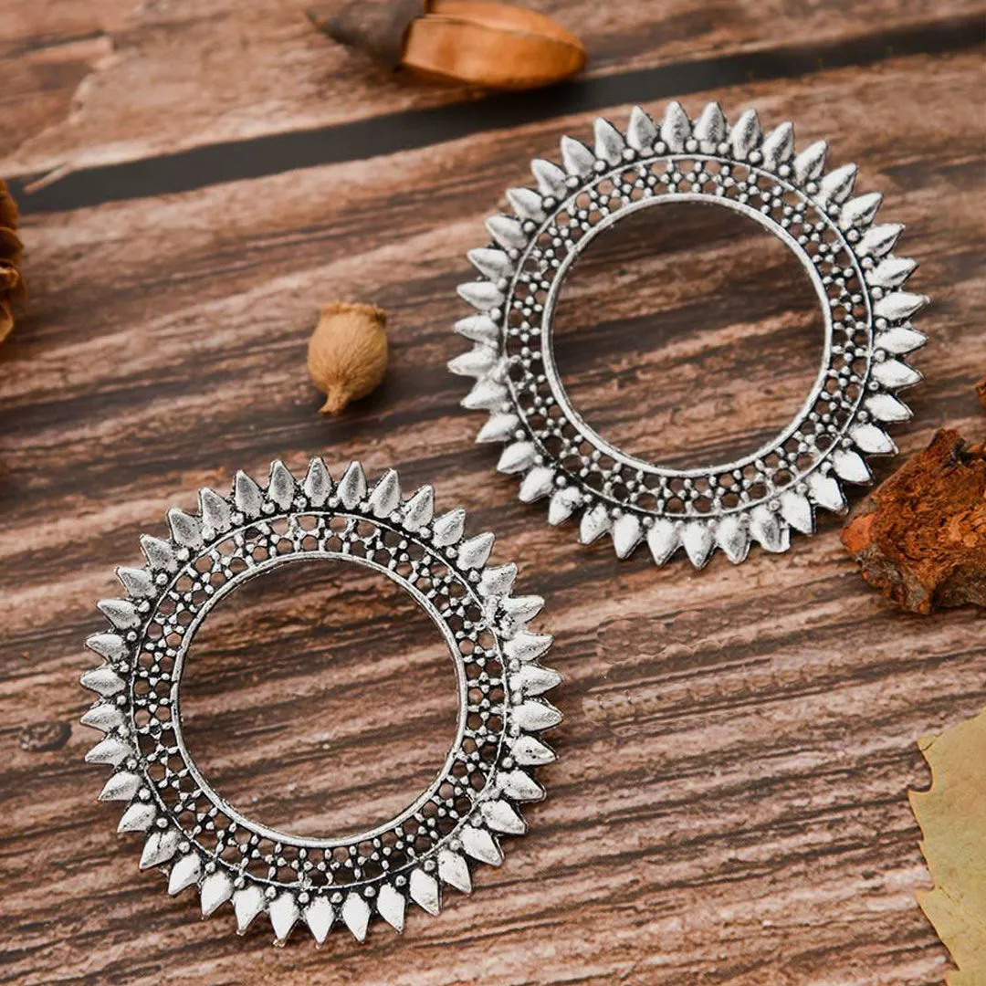 Combo of 2 Round and Chain Linked Jhumki