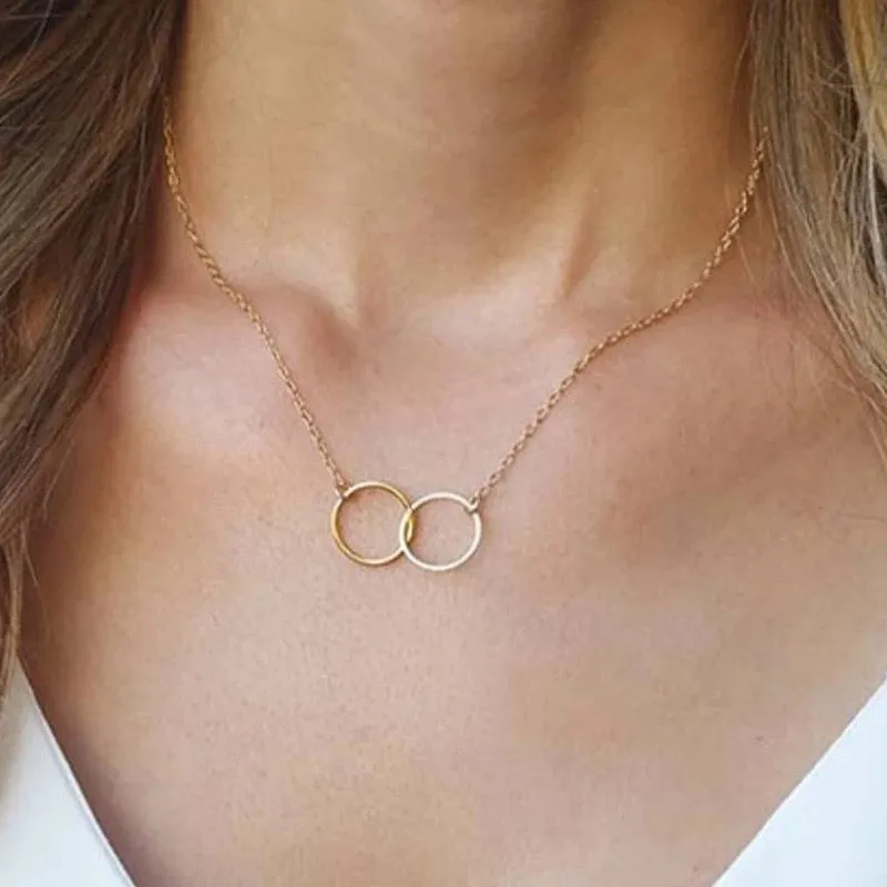 Combo Of 2 Single and Double Circle Pendant
