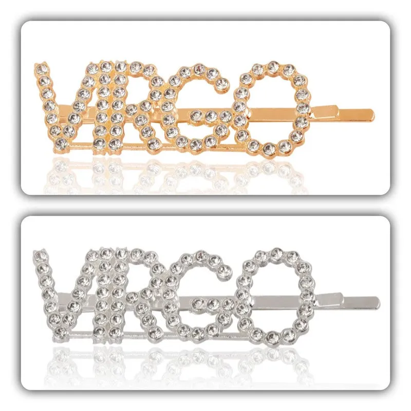 Combo Of 2 Virgo Golden Silver Hairclip