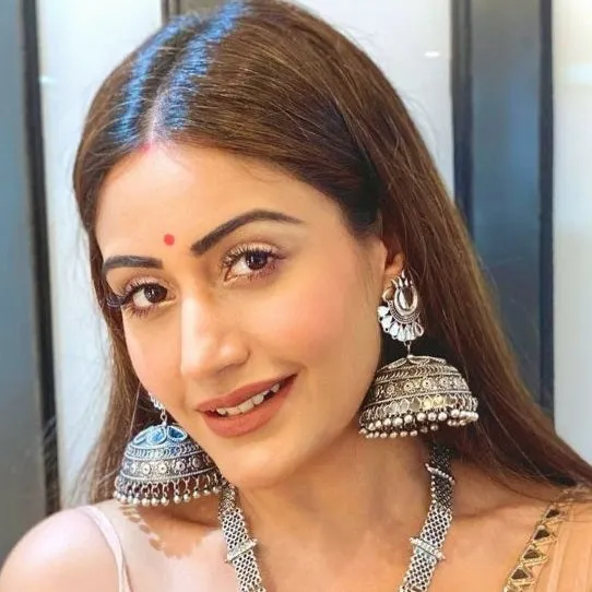 Combo of Mirror Jhumki and Bahubali Earrings With Maang Tikka