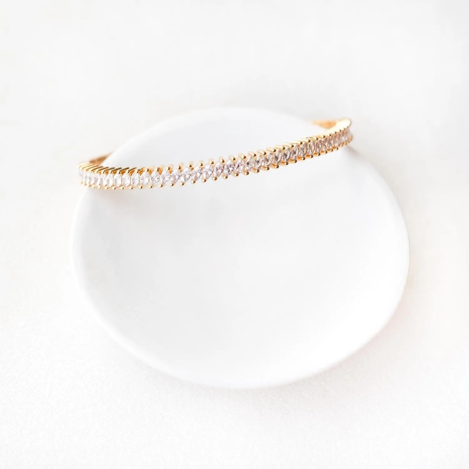 Crystal Bangle Bracelet