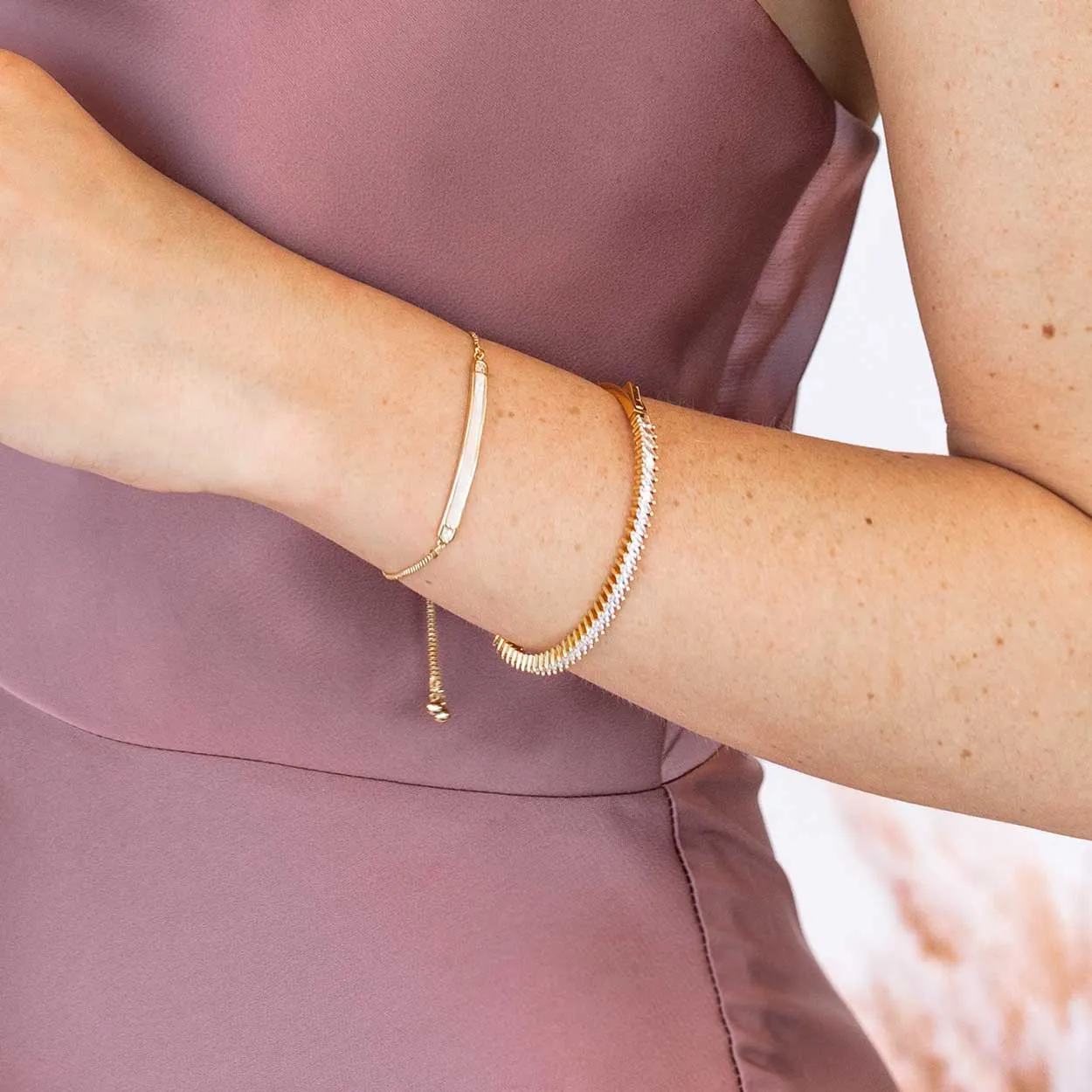 Crystal Bangle Bracelet
