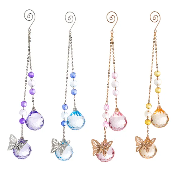 Crystal Expressions 10" Butterfly Chain Ornament - Suncatcher