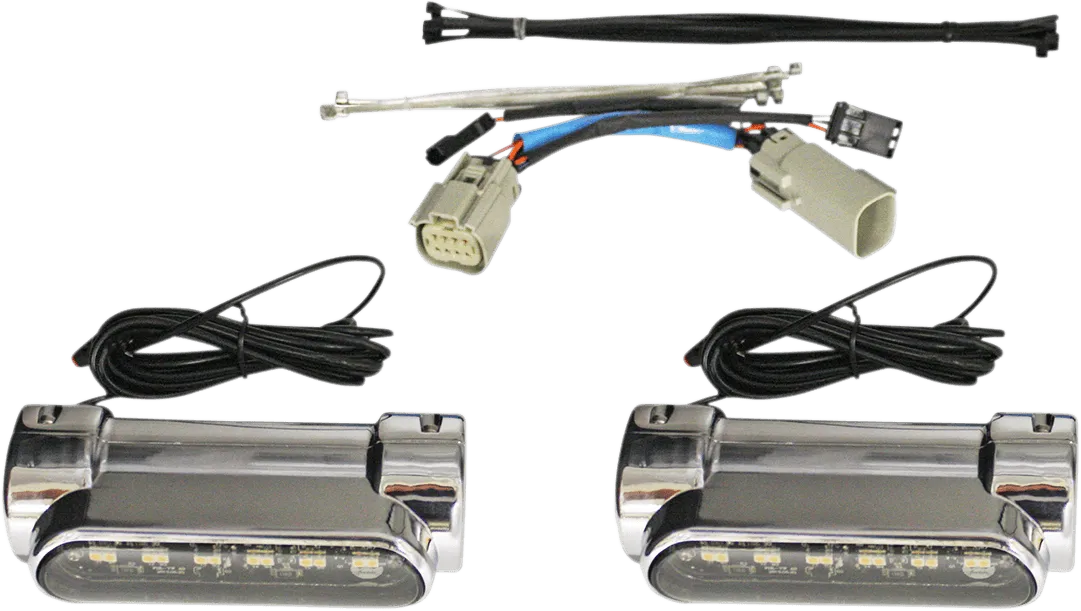 Custom Dynamics CD-CB-AW-TKE-C Engine Guard LED - Chrome