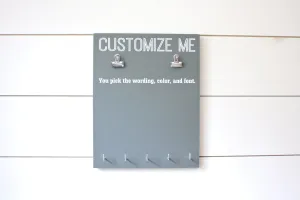 Customizable Bib and Medal Display - You design it, we make it!