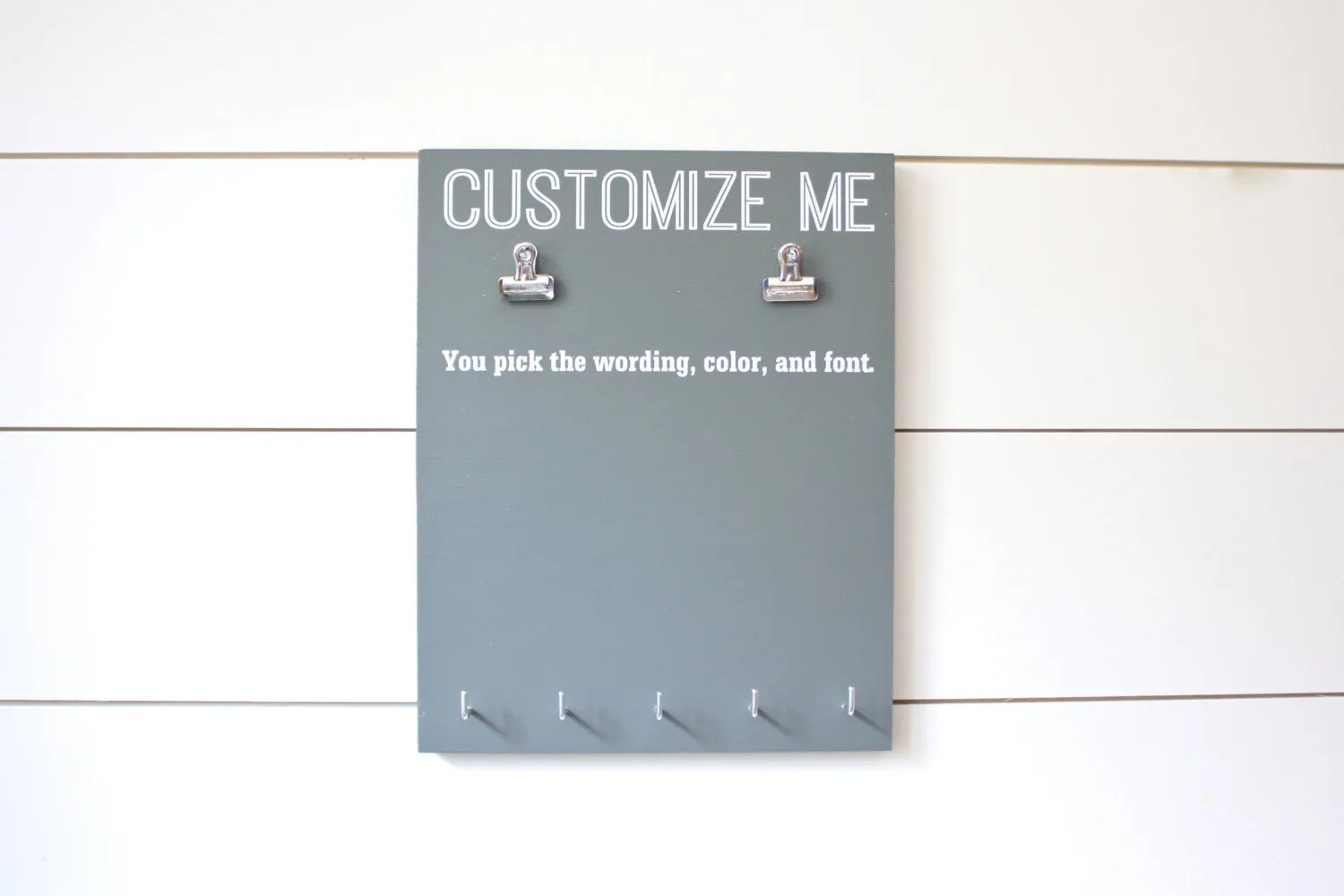 Customizable Bib and Medal Display - You design it, we make it!