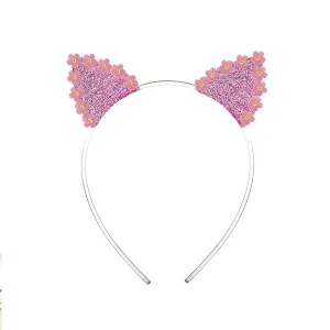 Daisy Ears Pink Gold Headband