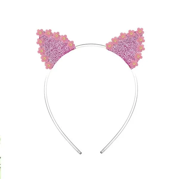 Daisy Ears Pink Gold Headband