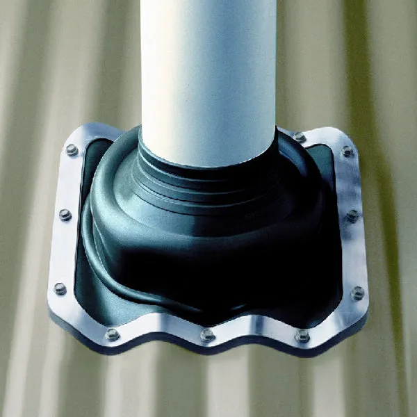 Dektite® Premium EPDM Pipe Flashing For Metal Roofs - Red (0 - 35mm)