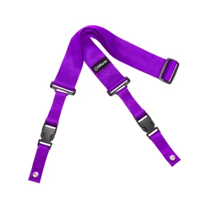 DiMarzio DD2200V Nylon ClipLock Quick Release 2Inch Guitar Strap, Violet