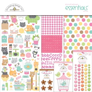 Doodlebug - Pretty Kitty - Essentials Kit / 7641