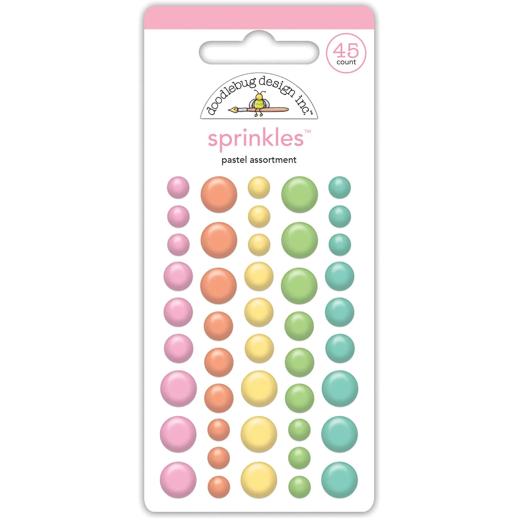Doodlebug - Pretty Kitty - Sprinkles - Pastel Assortment / 7599