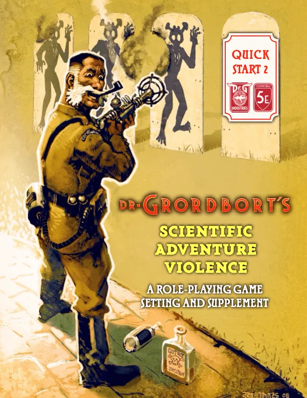 Dr. Grordbort's Scientific Adventure Violence Quick Start and Pregen Bundle