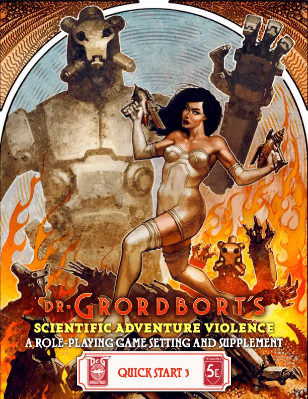 Dr. Grordbort's Scientific Adventure Violence Quick Start and Pregen Bundle