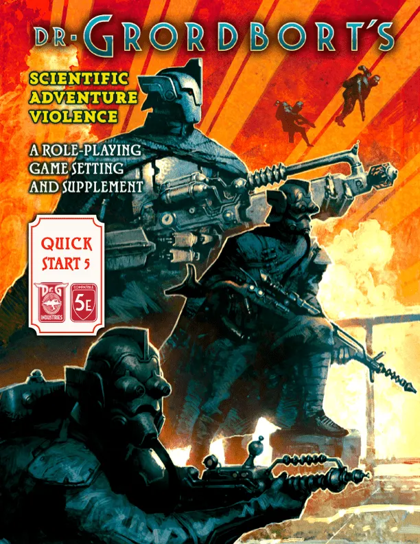 Dr. Grordbort's Scientific Adventure Violence Quick Start and Pregen Bundle