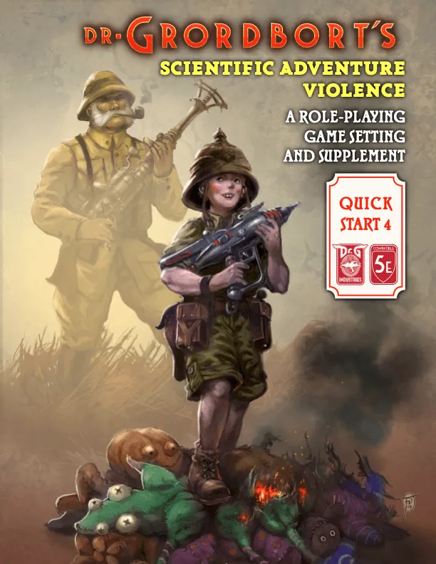 Dr. Grordbort's Scientific Adventure Violence Quick Start and Pregen Bundle