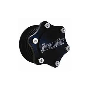 Dragonfire Racing Quick Release Hub for Steering Wheel 6-Bolt Billet Black Univ