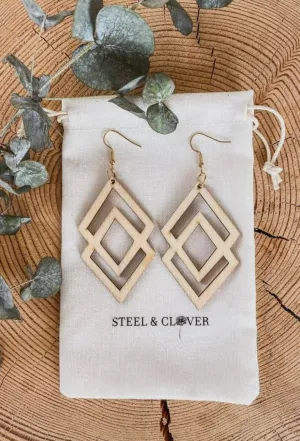 Dunvegan Diamond Earrings- Birch