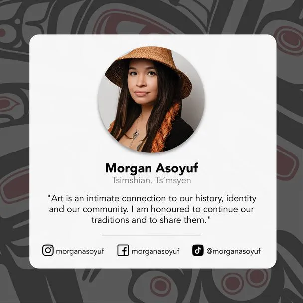 Eco Cloths - Running Raven - Morgan Asoyuf (Tsimshian)