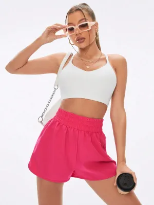 Elastic Waist Summer Sports Shorts