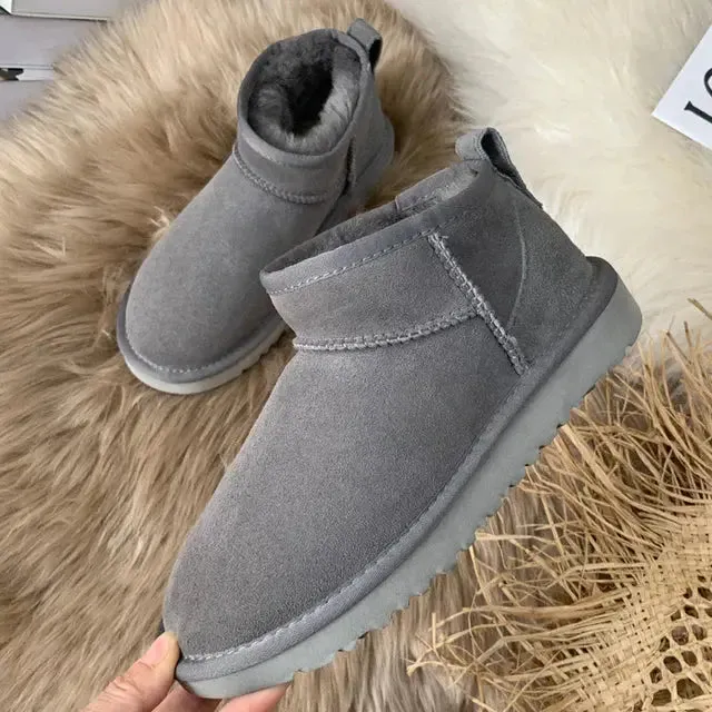 Elin Fur-Lined Ankle Boots – Warm, Vegan, and Timeless