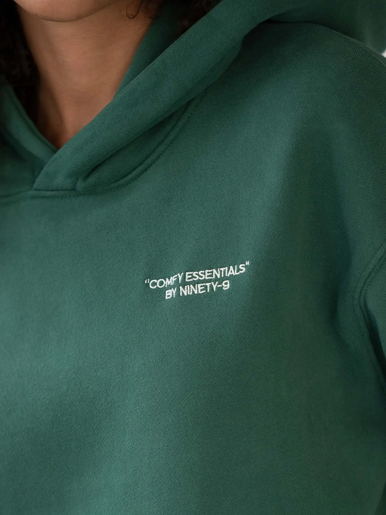 ESSENTIALS - Hoodie  •  Forest Green