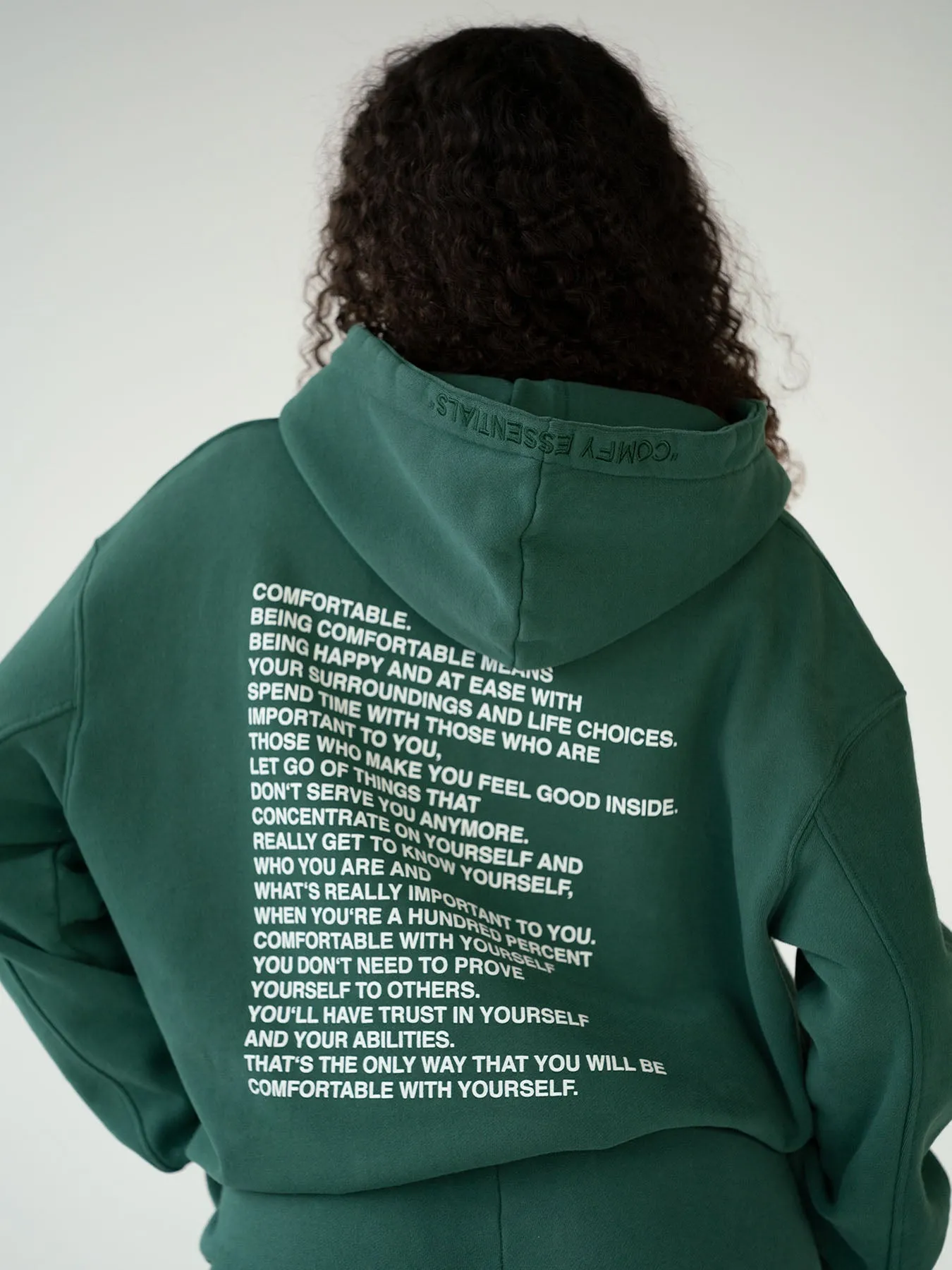 ESSENTIALS - Hoodie  •  Forest Green