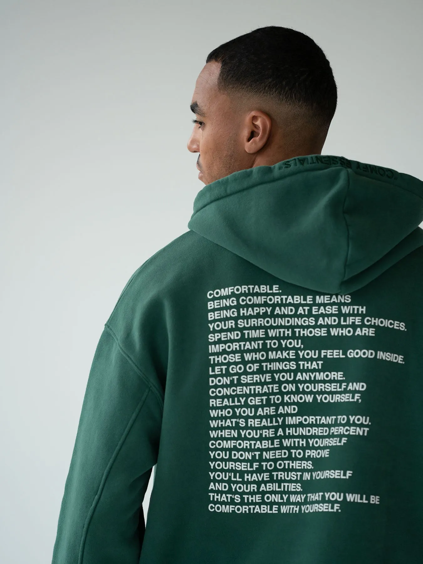 ESSENTIALS - Hoodie  •  Forest Green