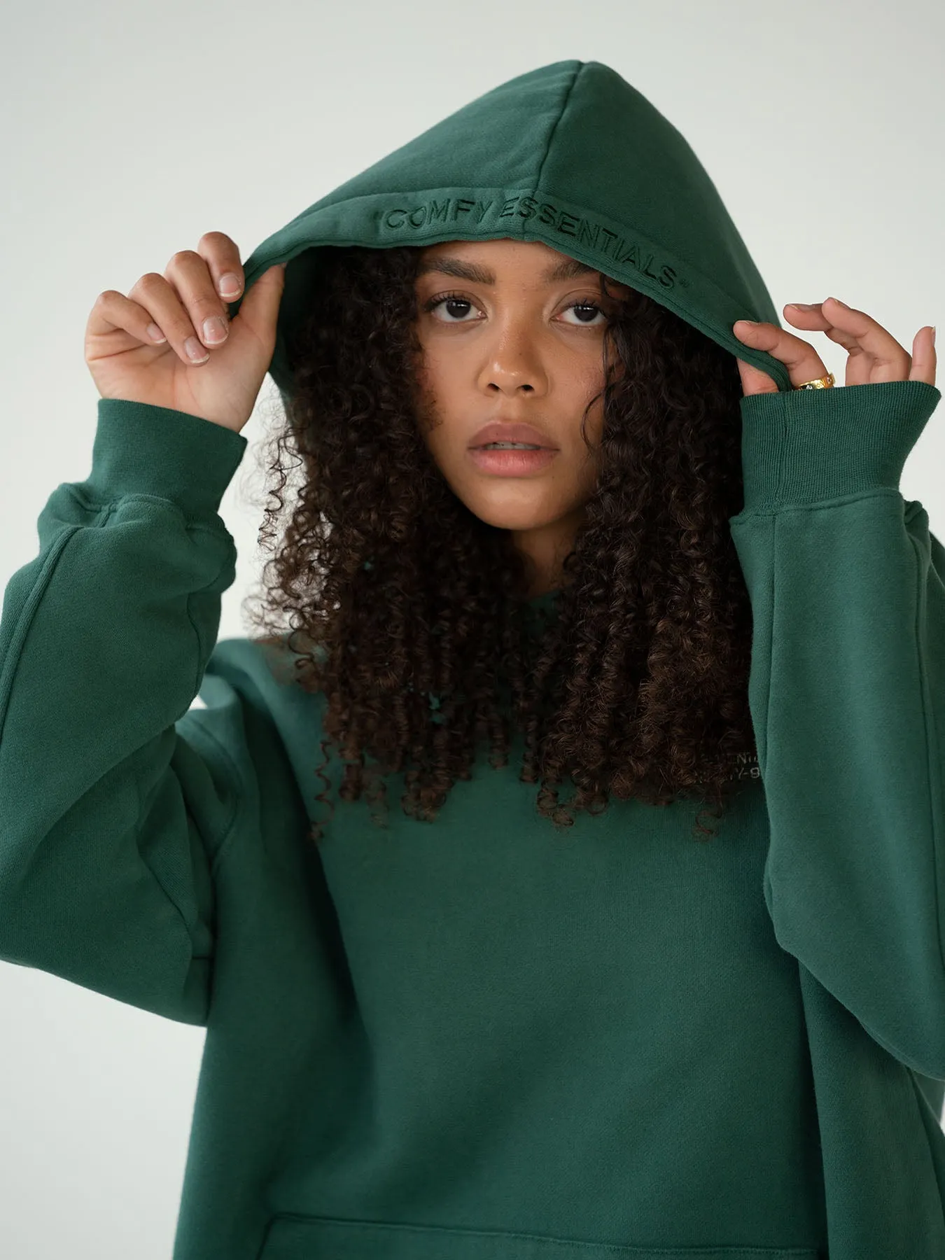 ESSENTIALS - Hoodie  •  Forest Green