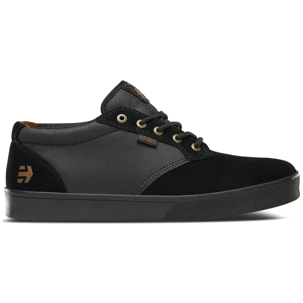 ETNIES JAMESON MID CRANK MTB FLAT SHOES [BLACK/BLACK] 8