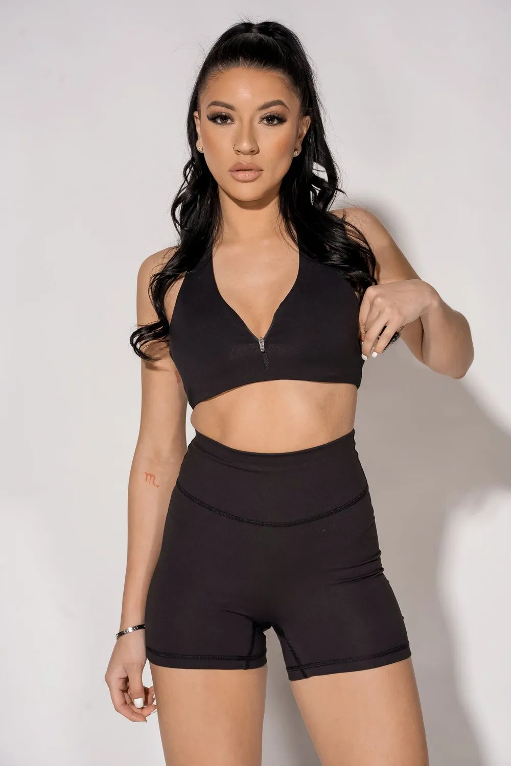 Everyday Penelope Halter Bra - Black