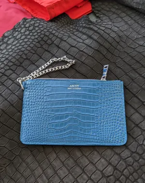 Everyday Phone Pouch - Blue Crocodile - Large