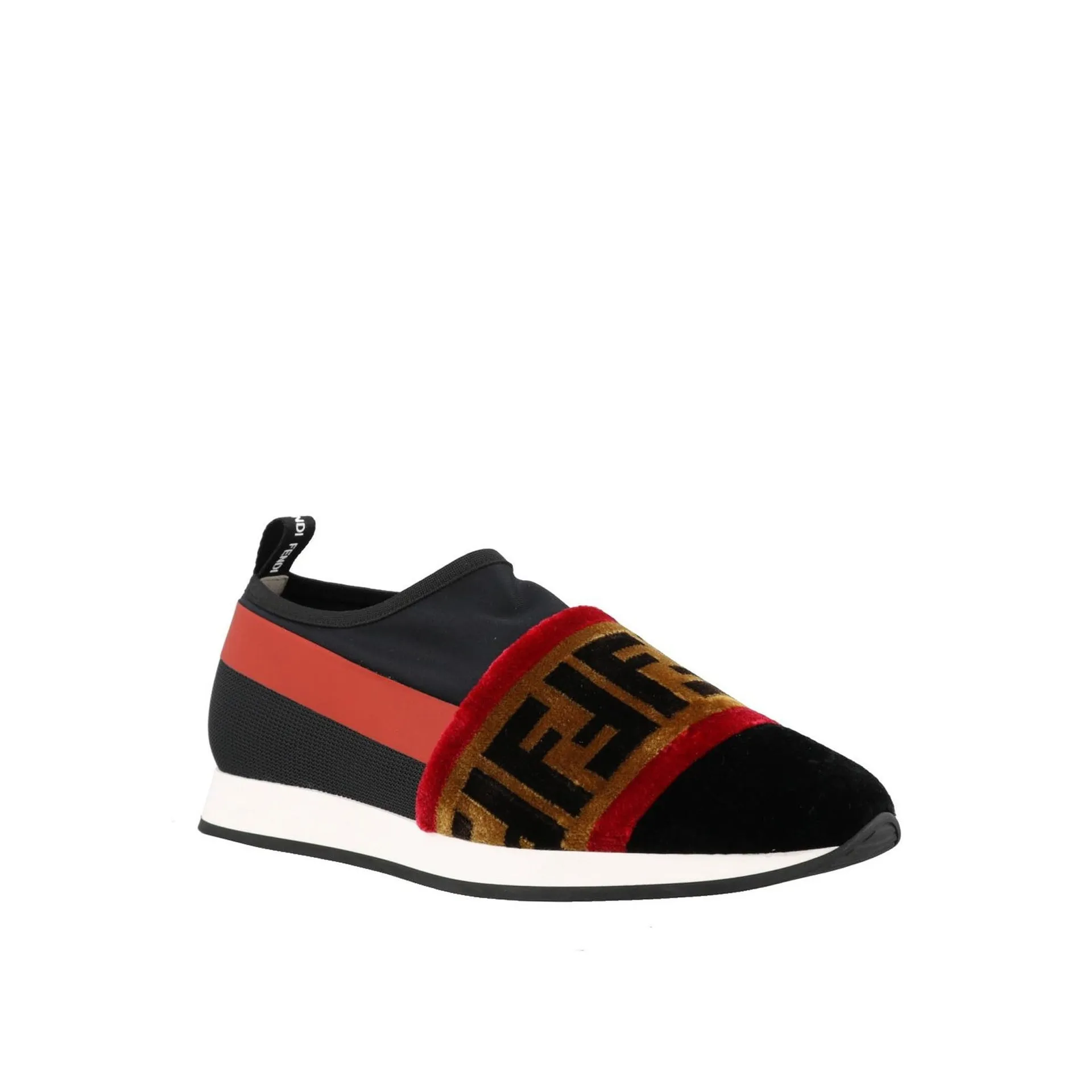 FENDI Chic Logo Slip-On Sneakers for Women