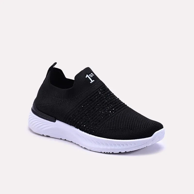 Fiora Black Slip On Sneakers 0440747