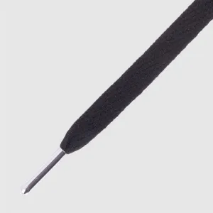 Flatties Metal Tips Shoelaces - Black