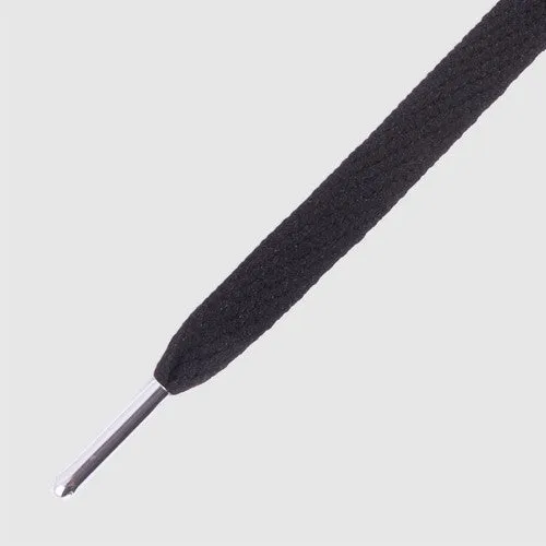 Flatties Metal Tips Shoelaces - Black