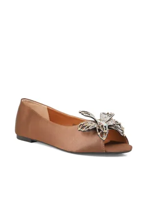 Formal Peep Toes I50213-Coffee