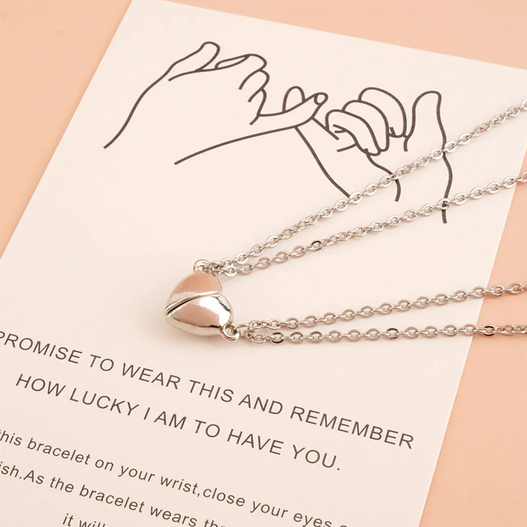 Friendship Love Heart Couple Pendant