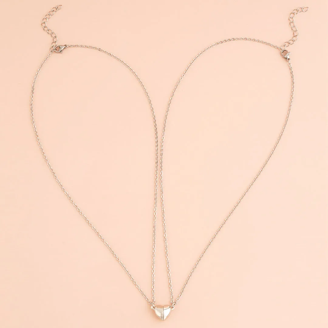 Friendship Love Heart Couple Pendant