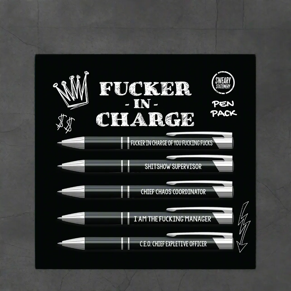 Fucker-In-Charge Pen Pack