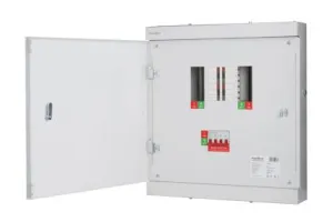 FuseBox TPN04FB 4 Way TPN Distribution Board with 125A 4P Main Switch